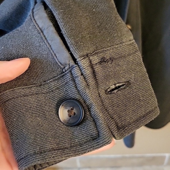 Grace and Lace Fleetwood Terry Duster Jacket Grey M NWT - Picture 6 of 9